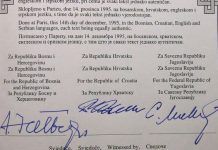 Otkud Kuntošu Dejtonski sporazum?