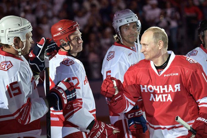 putin hokej
