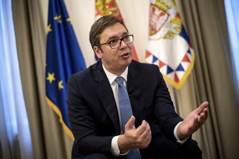 SERBIA-EU-KOSOVO-VUCIC-POLITICS-INTERVIEW