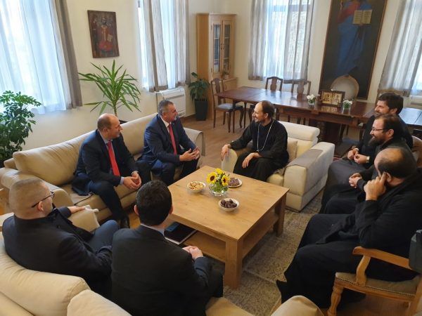 Višković obećao vladici Dimitriju: Nećemo dozvoliti da radovi na Sabornoj crkvi u Mostaru stanu