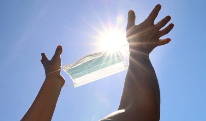 sunce maska