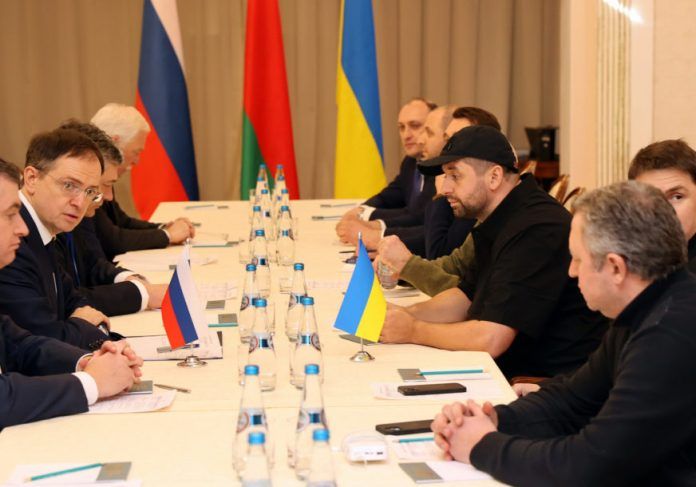Russia-Ukraine ceasefire talks begin in Gomel region in Belarus