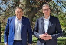 Delegacija predvođena Vučićem u dvodnevnoj posjeti Republici Srpskoj