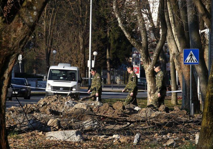 Unidentified military drone crashes in Zagreb