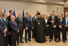 Ljubica Miljanović i Snježana Novaković Bursać sa rukovodstvom Kipra