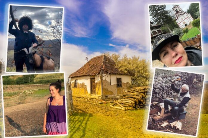 Old,Farm,House.,Rural,Landscape,In,Spring.,Mountain,Village,In