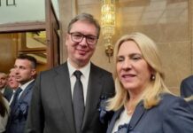 KADA SMO ZAJEDNO BIĆE JAČI: Željka Cvijanović prisustvovala inauguraciji predsjednika Crne Gore