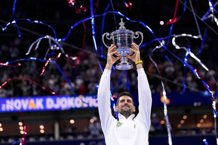 novak djkovic pehar us open