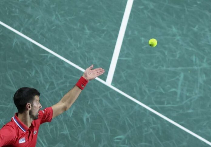 2023 Davis Cup Final 8 semi-final - Italy vs Serbia