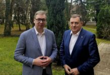 Dodik-Vučić: Datum Sabora srpskog naroda biće određen nakon glasanja o rezoluciji o Srebrenici