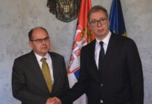 Vučić sa Šmitom: Nedvosmislena podrška Srbije Dejtonskom mirovnom sporazumu