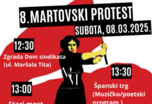 OSMOMARTOVSKI PROTESTI- ”Kad su Mostarke šutjele? Nikad”