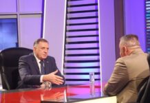 ”JE LI DRAGAN ČOVIĆ VAS IZDAO” (video) Milorad Dodik u emisiji TeleringFoto: predsjednikrs.rs/Borislav Zdrinja