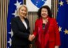 Krištova i Pirsova razgovarale o evropskom putu zemlje