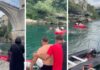 Drama u Mostaru: Muškarac nestao ispod površine Neretve nakon skoka sa Starog mosta (VIDEO, FOTO)