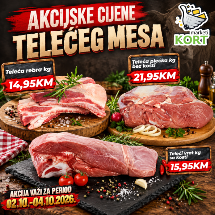 Akcija teleceg mesa 30.09.2026.